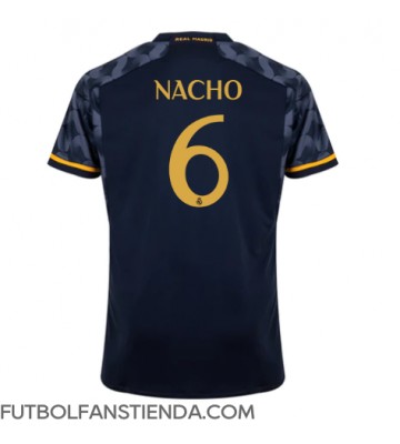 Real Madrid Nacho #6 Segunda Equipación 2023-24 Manga Corta